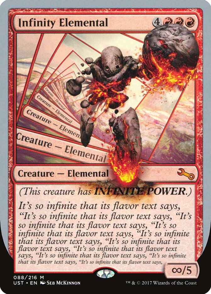 Infinity Elemental card front