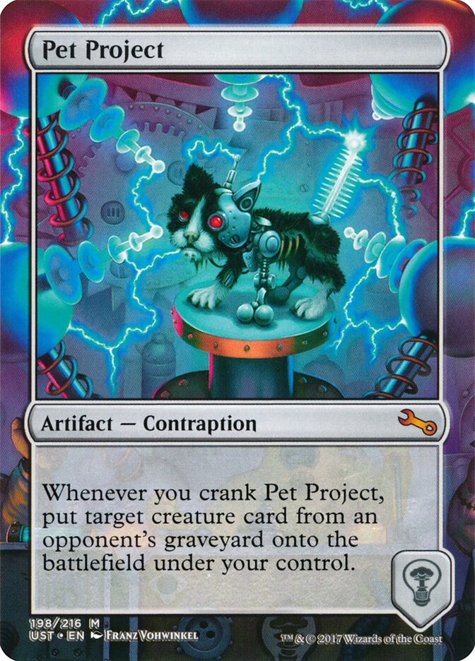 Pet Project card front
