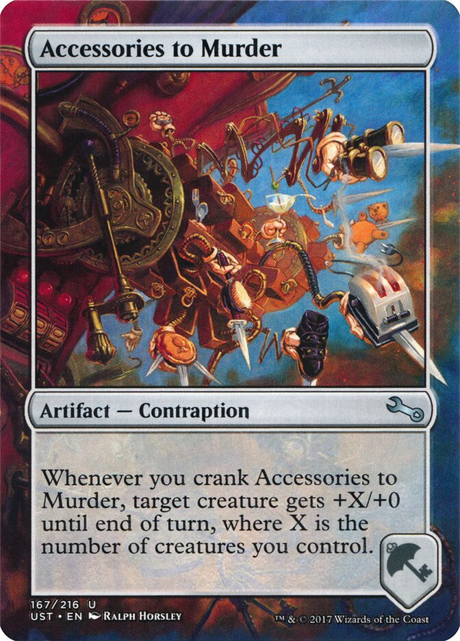 Accessories to Murder card front
