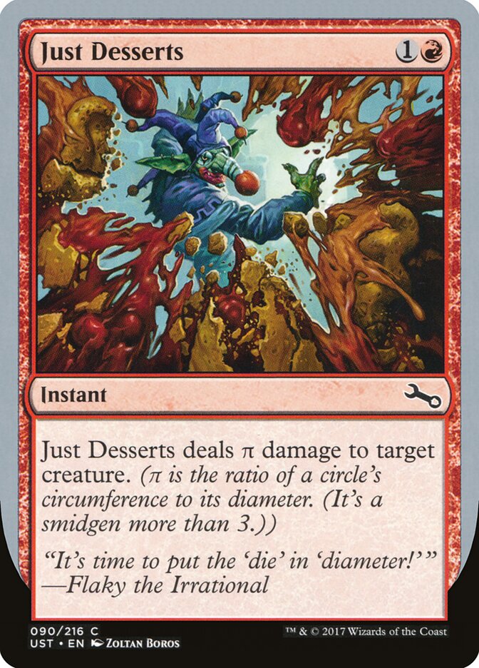 Just Desserts card front
