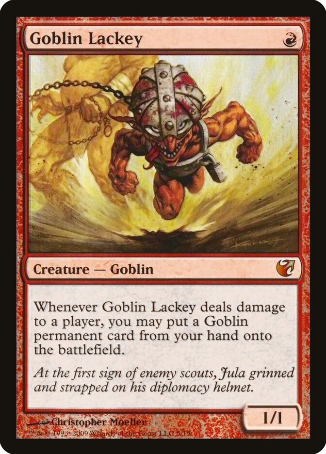 Goblin Lackey card front