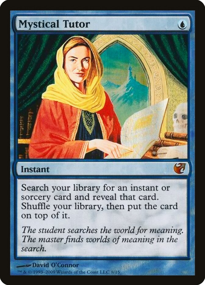 Mystical Tutor card front