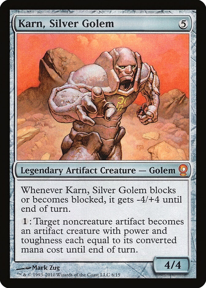 Karn, Silver Golem card front