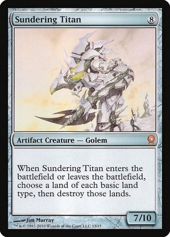 Sundering Titan card front