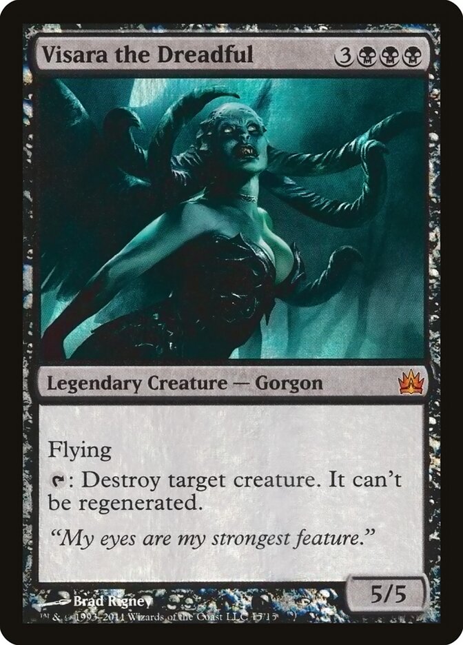 Visara the Dreadful card front