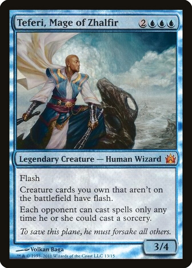 Teferi, Mage of Zhalfir card front