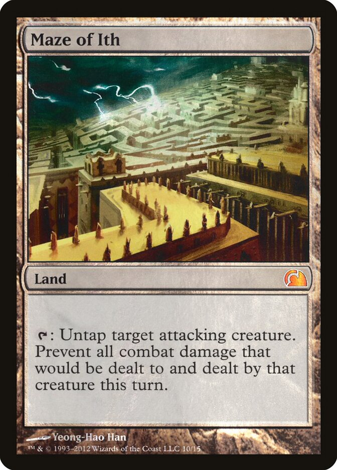 Maze of Ith card front