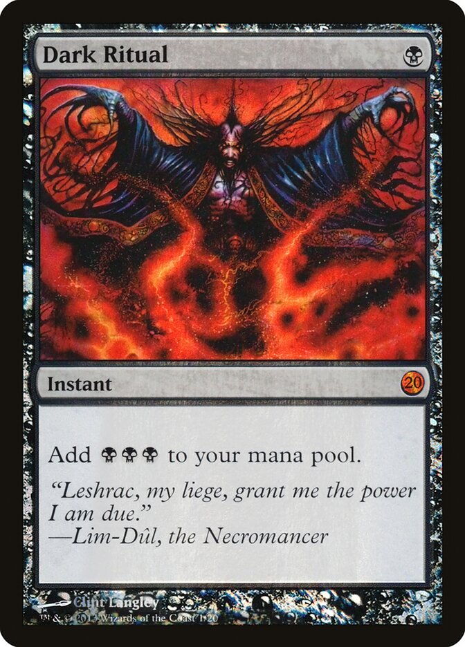 Dark Ritual card front