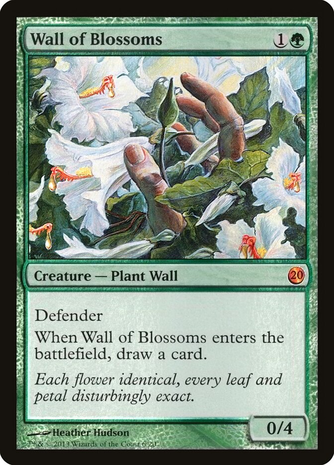 Wall of Blossoms card front