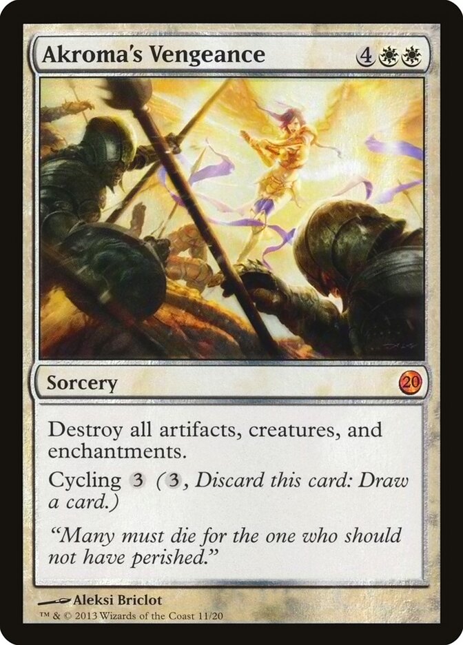 Akroma's Vengeance card front