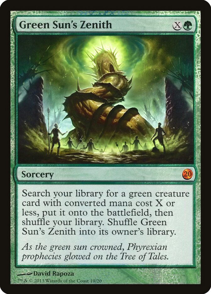 Green Sun's Zenith card front