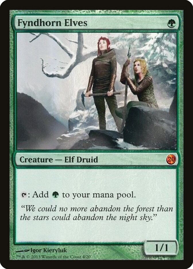Fyndhorn Elves card front