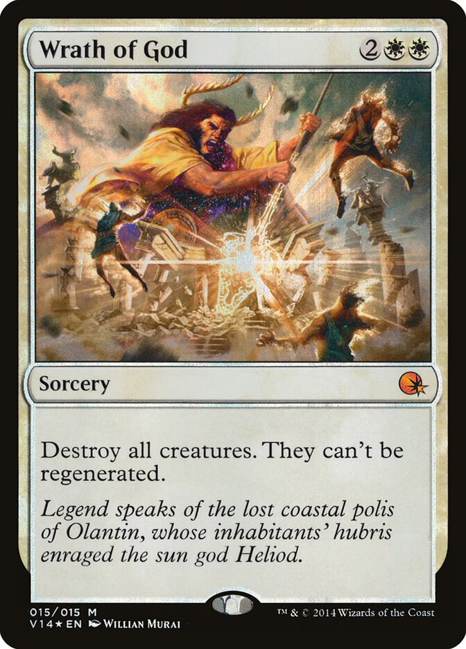 Wrath of God card front