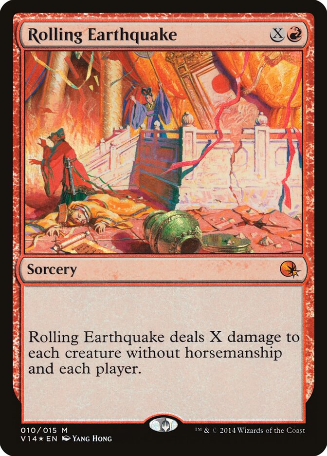 Rolling Earthquake card front