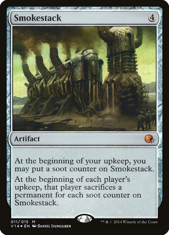 Smokestack card front