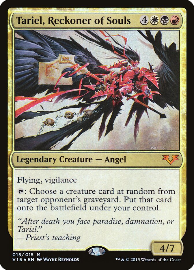 Tariel, Reckoner of Souls card front