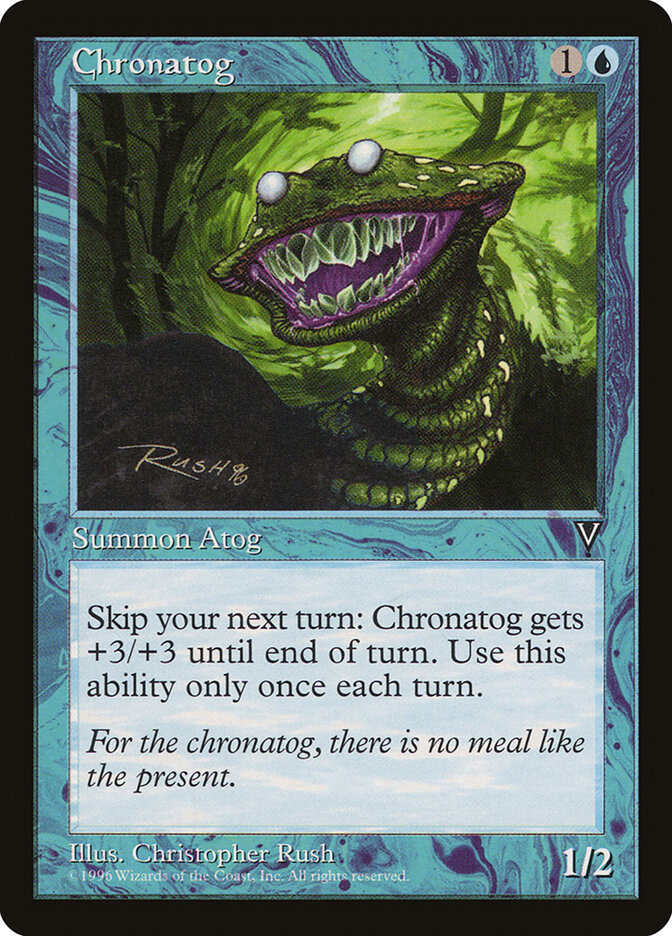 Chronatog card front