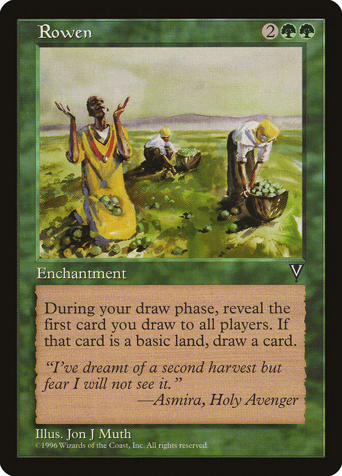 Rowen card front