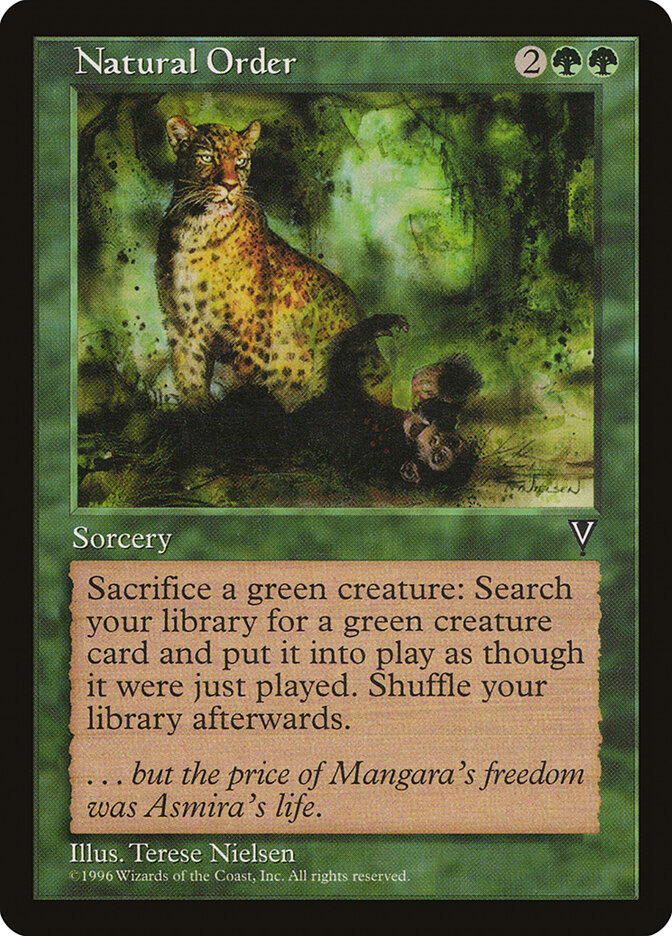 Natural Order card front