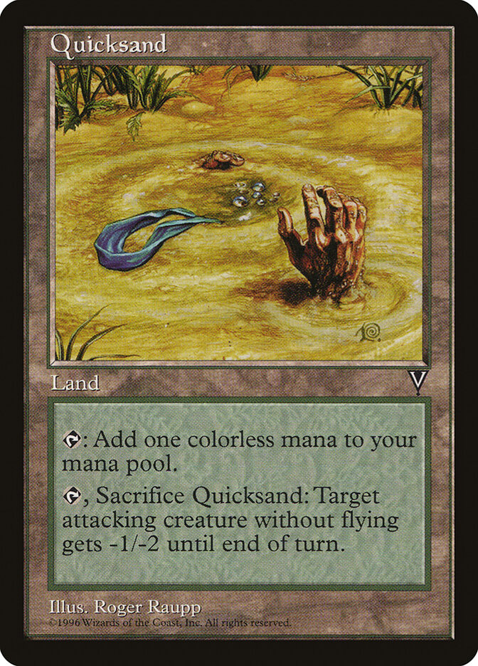 Quicksand card front