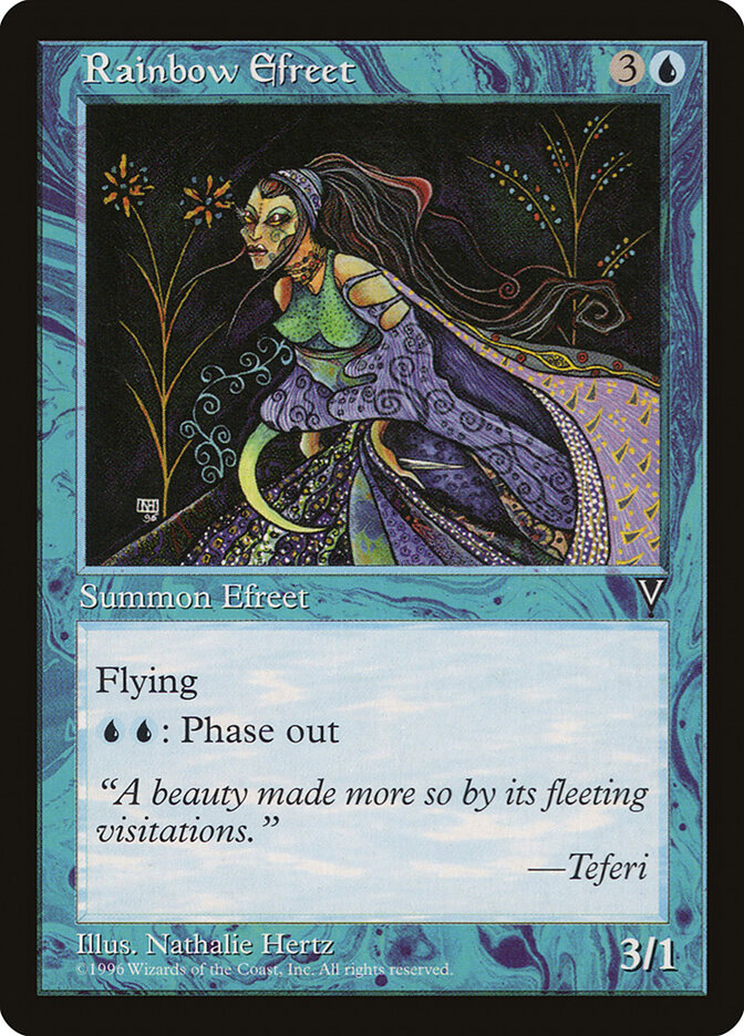 Rainbow Efreet card front