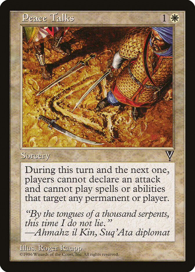 Peace Talks card front