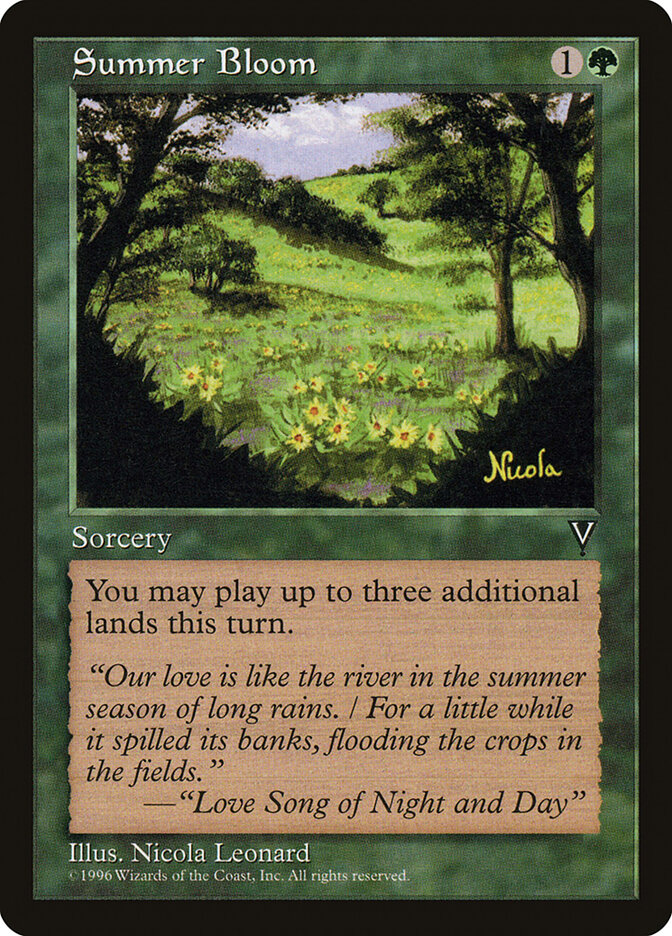 Summer Bloom card front