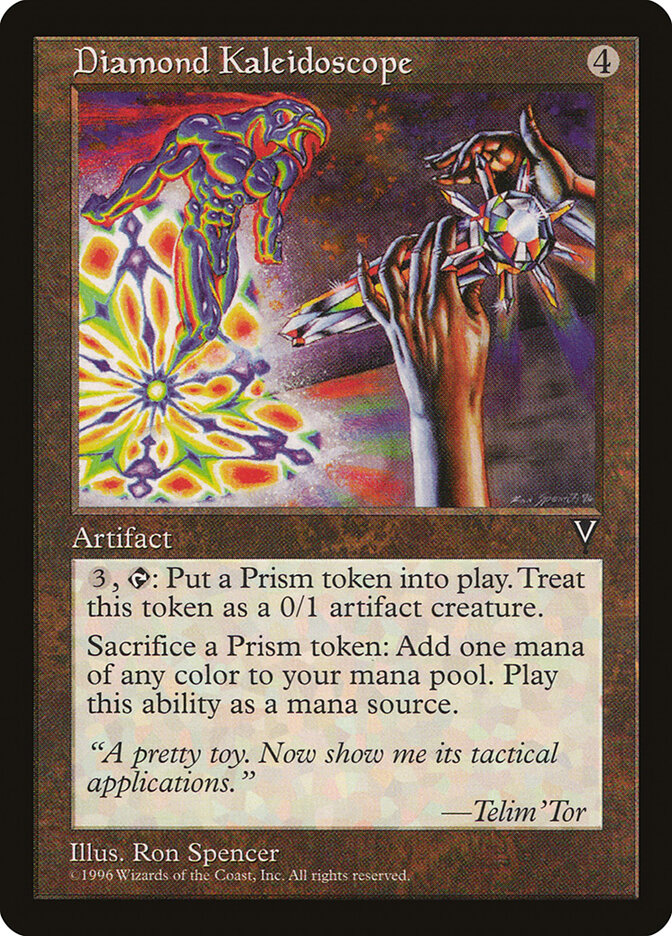 Diamond Kaleidoscope card front