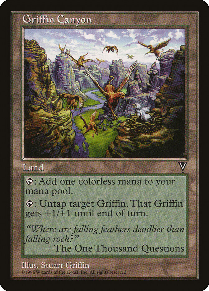Griffin Canyon card front