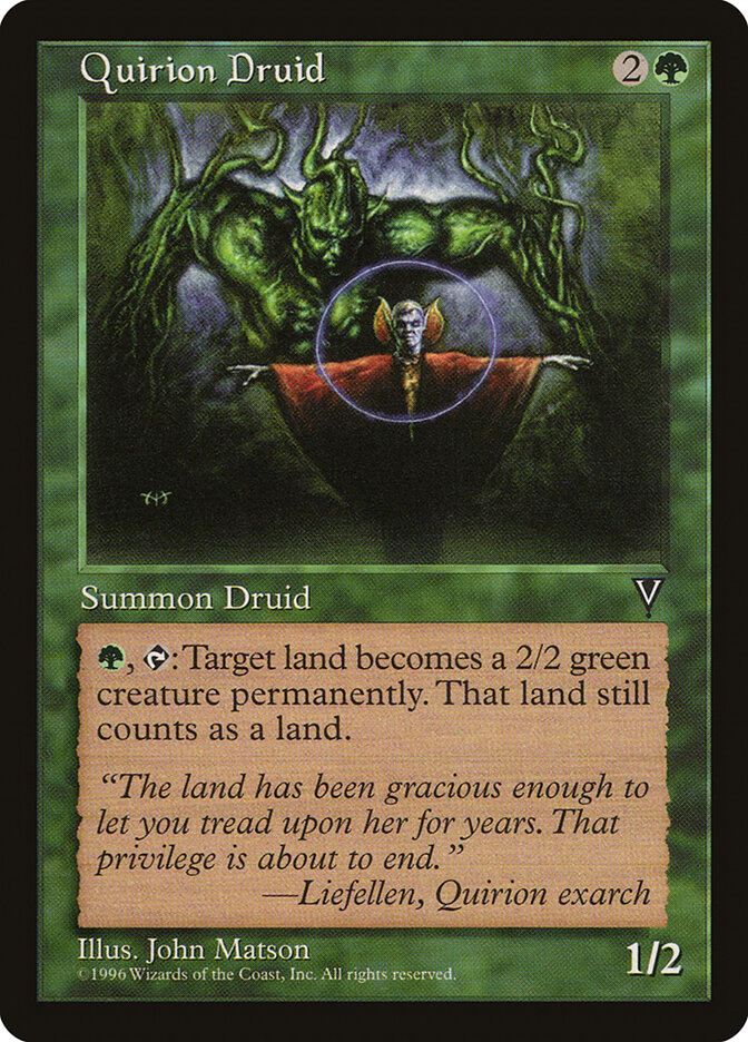 Quirion Druid card front