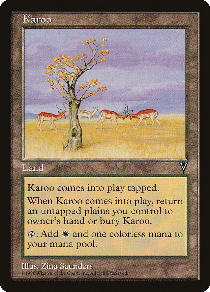 Karoo card front