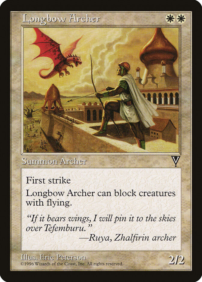 Longbow Archer card front