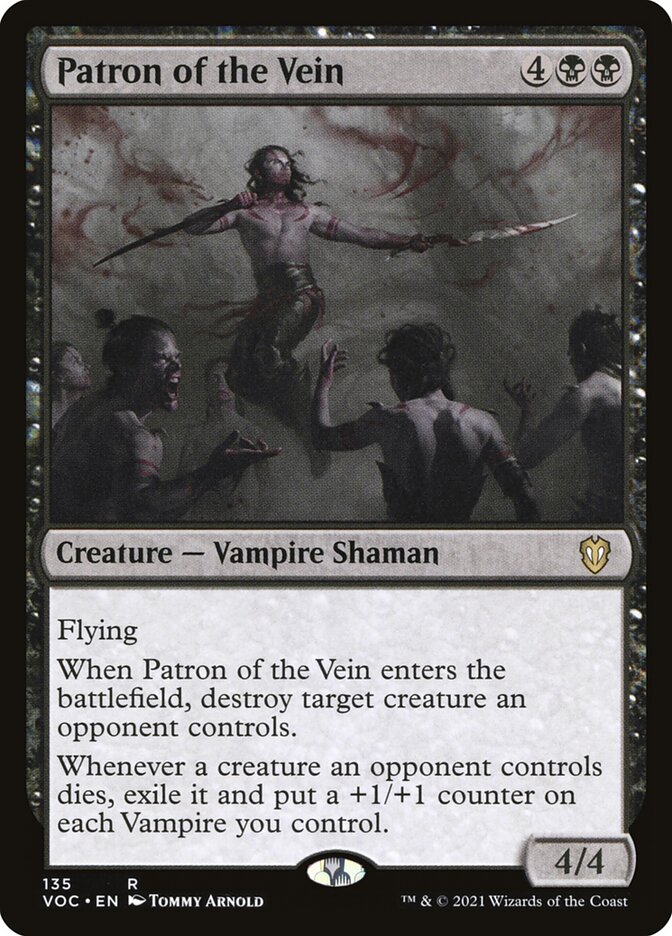 Patron of the Vein card front
