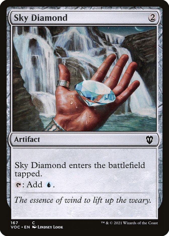 Sky Diamond card front