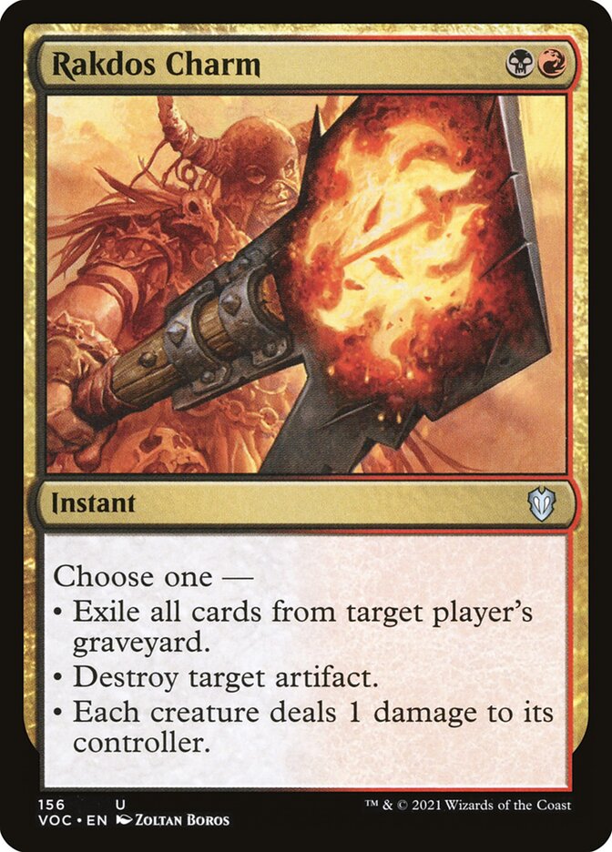 Rakdos Charm card front