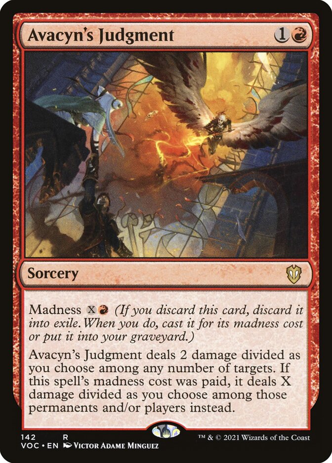 Avacyn's Judgment card front
