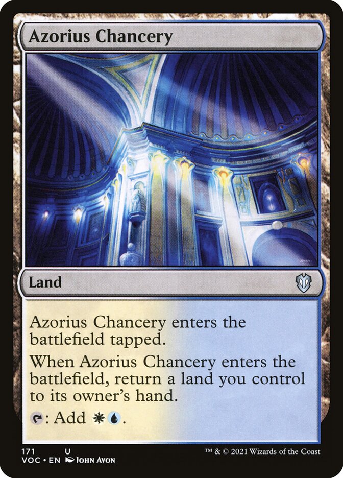 Azorius Chancery card front