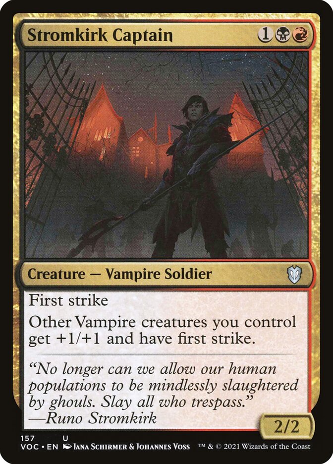 Stromkirk Captain card front