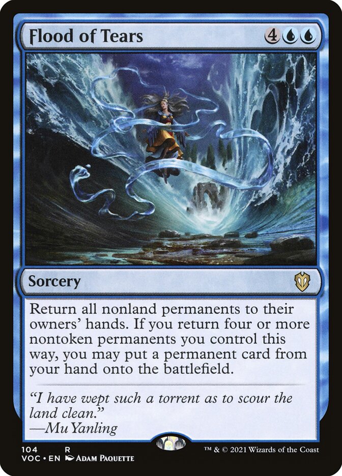 Flood of Tears card front