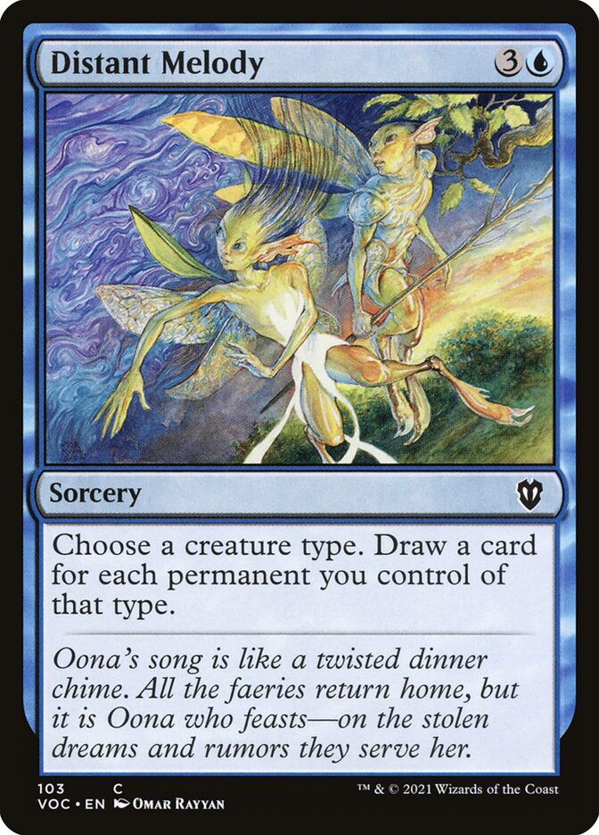 Distant Melody card front