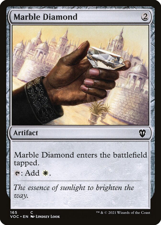Marble Diamond card front