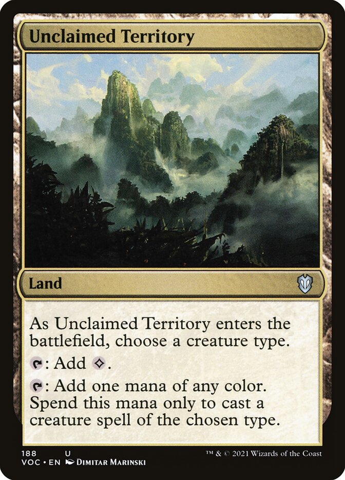Unclaimed Territory card front
