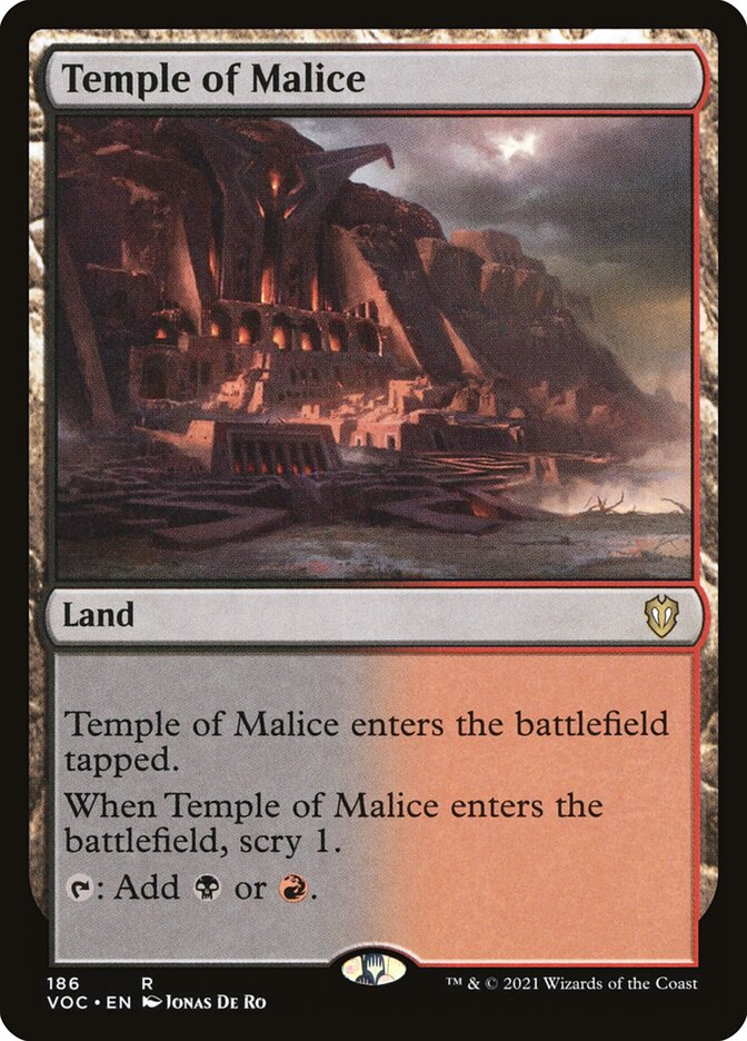 Temple of Malice card front