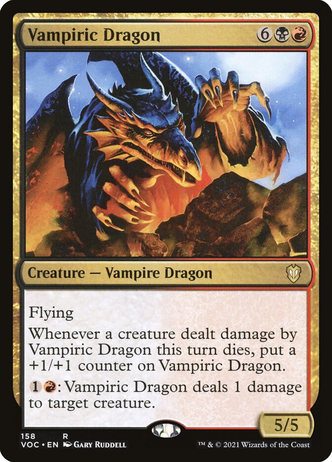 Vampiric Dragon card front