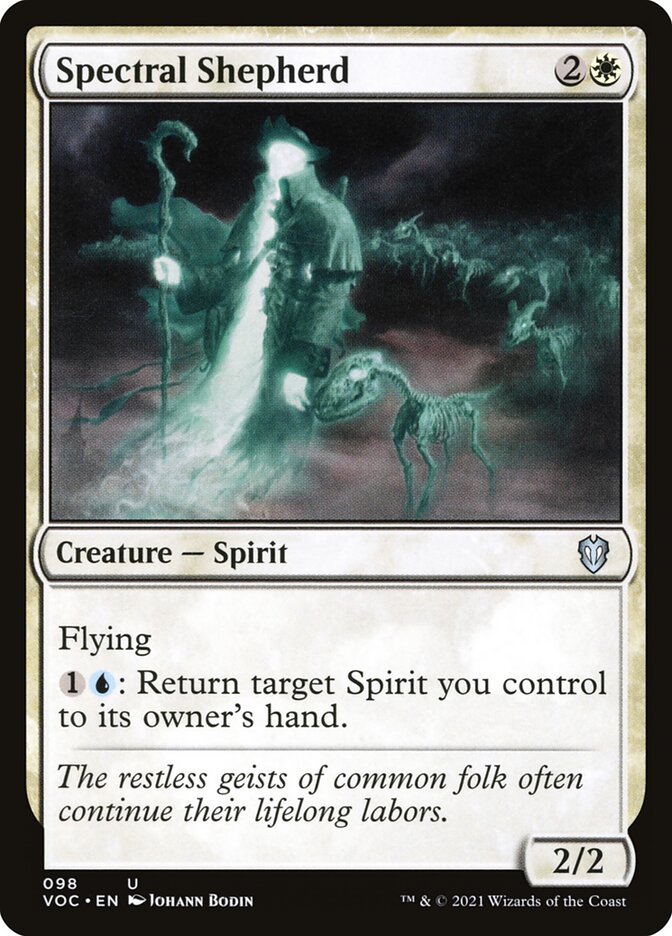 Spectral Shepherd card front