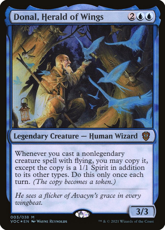 Donal, Herald of Wings card front
