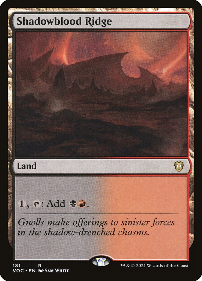 Shadowblood Ridge card front