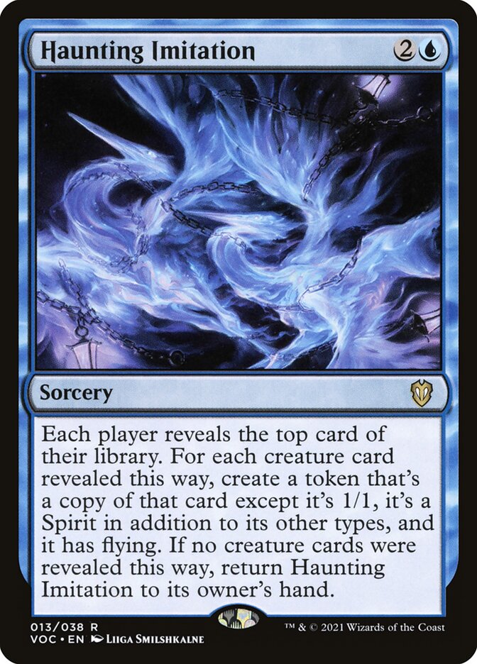 Haunting Imitation card front