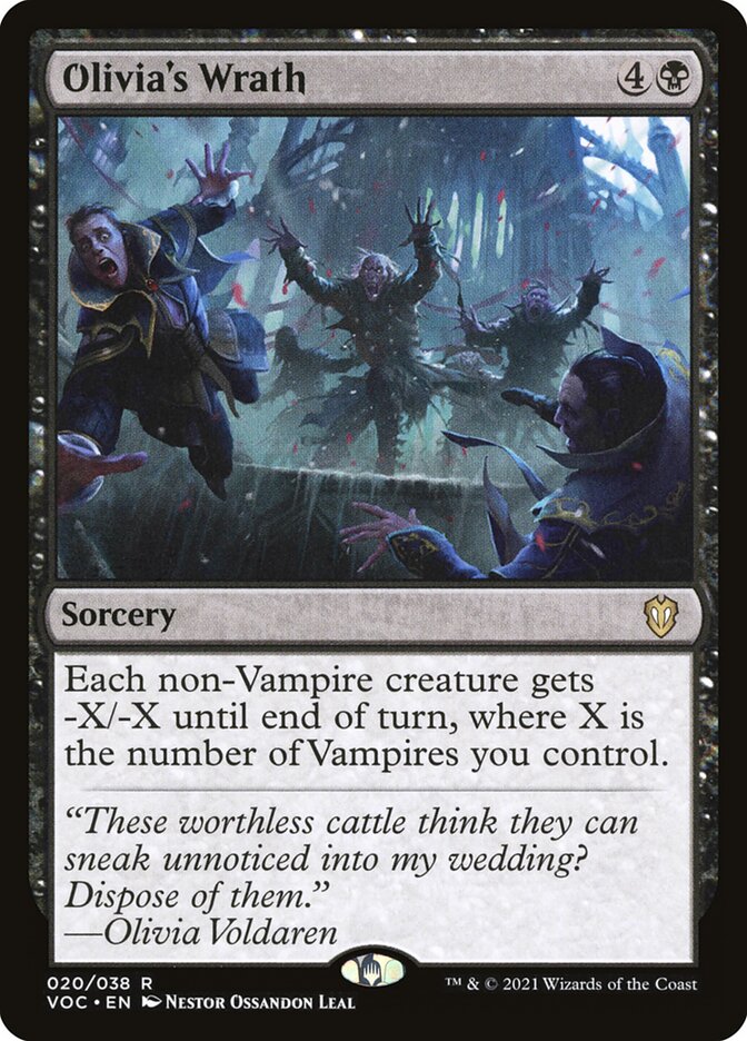 Olivia's Wrath card front