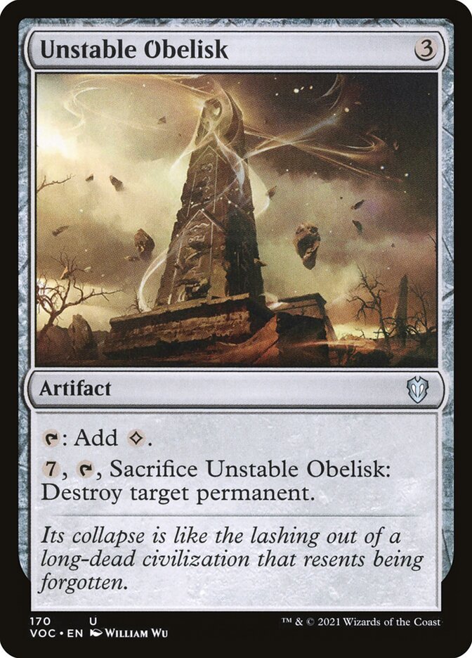 Unstable Obelisk card front